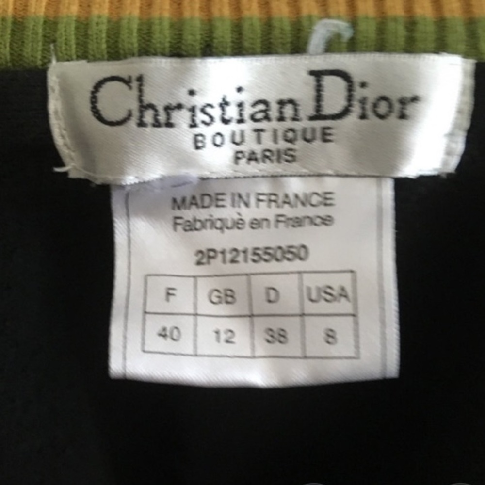 Christian Dior V neck sweater with Monogrom, Small - Picture 3 of 3